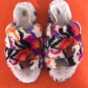 UGG Fluff Yeah Slide Motlee Multicolor Slippers